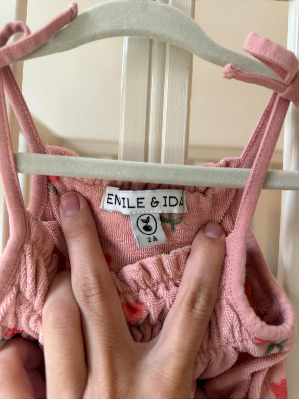 Emile et Ida Pink Tulip Romper/Playsuit